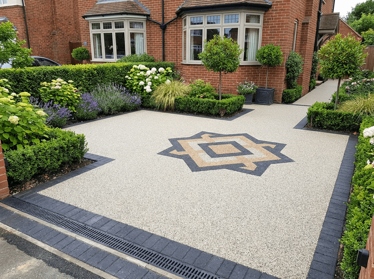 Custom Resin Paving Design