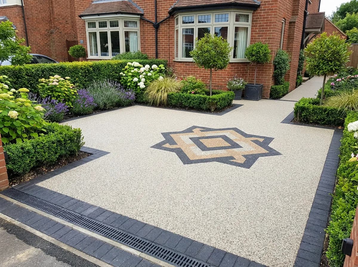 Custom Resin Paving Design